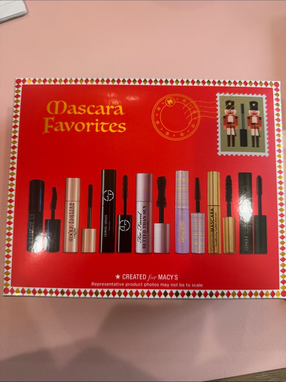 Macy's Mascara Favorites Set - Red & Gold Box